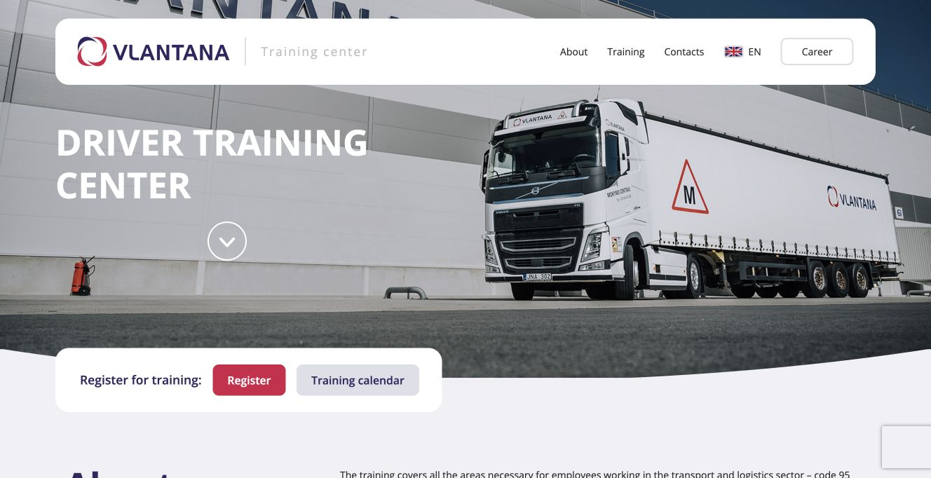 Vlantana · Website screenshot